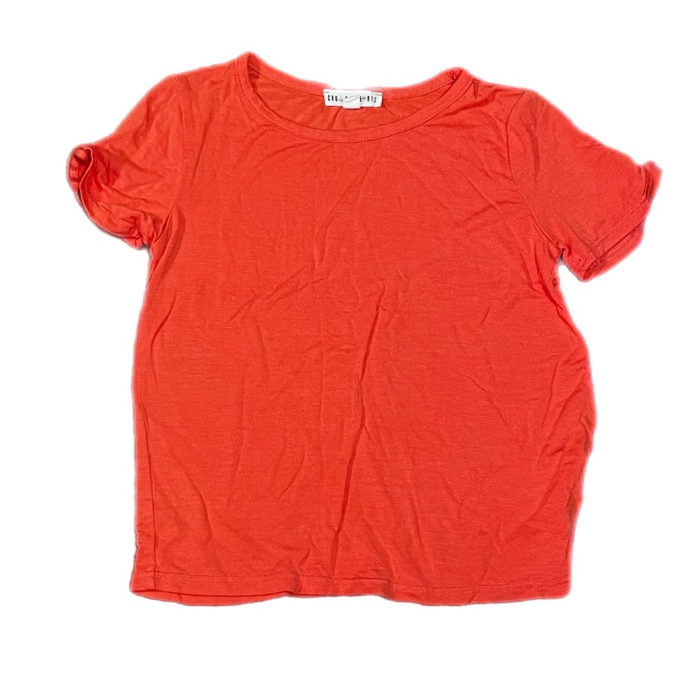 Girls Orange T-Shirt Size Xs